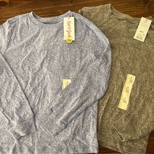 Cat & Jack NEW Heathered Long Sleeve Top Bundle